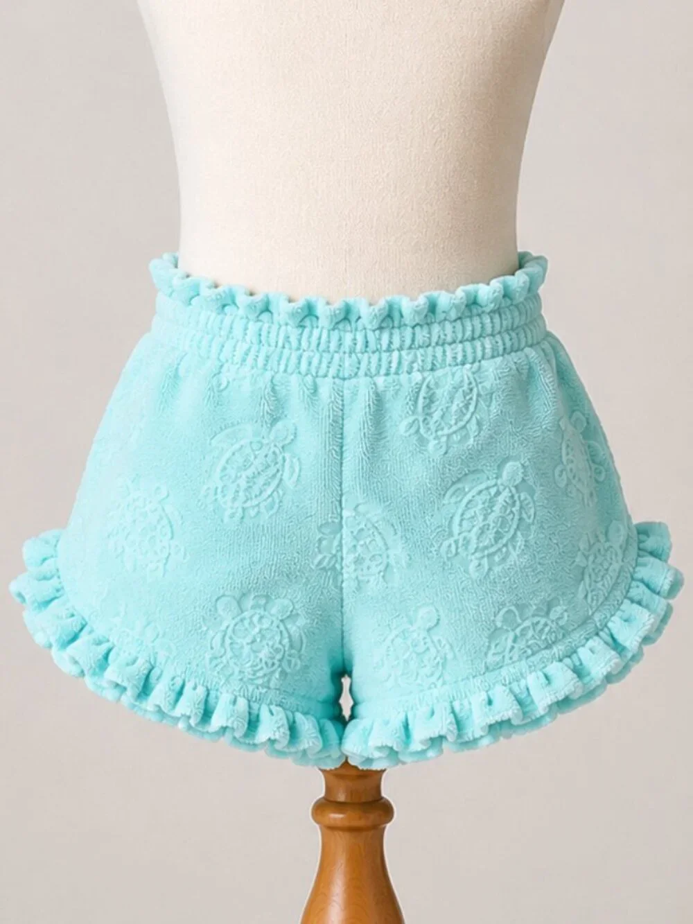 Vilebrequin Girls Terry Cotton Turtle Shorts – Size 10